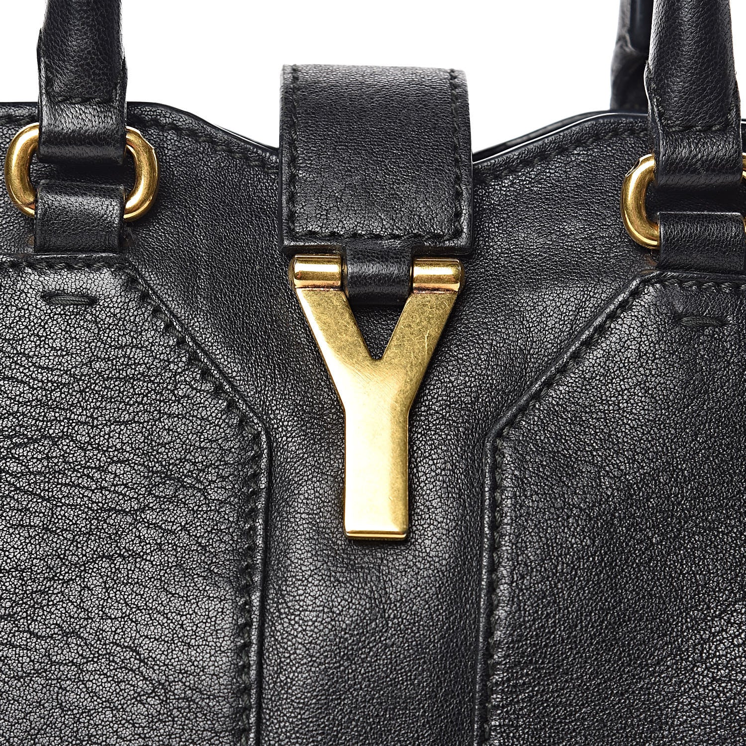 Saint Laurent Sheepskin Small Cabas ChYc Black 13 of 17