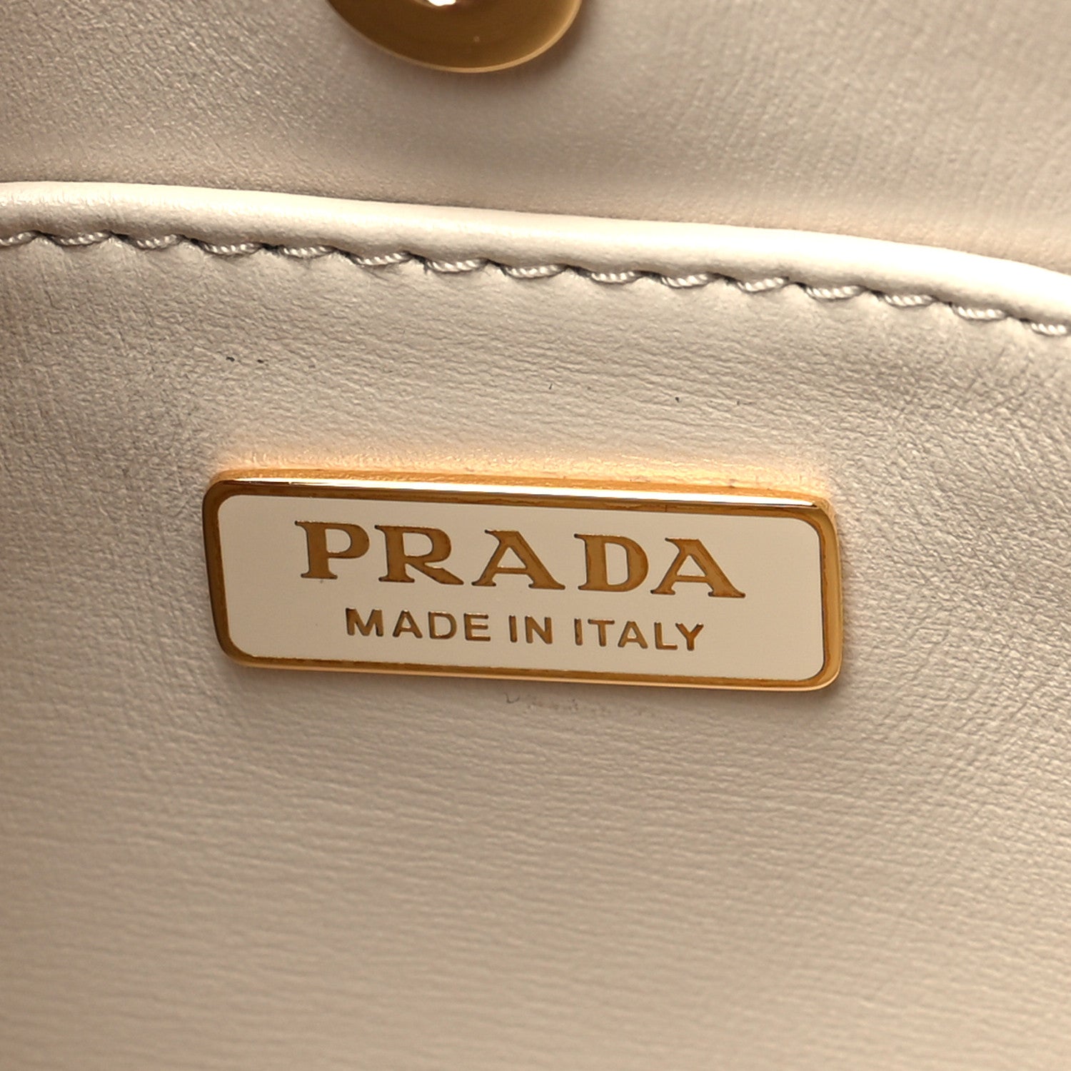 Prada Spazzolato Cleo Adjustable Strap Shoulder Bag Avorio 6 of 10