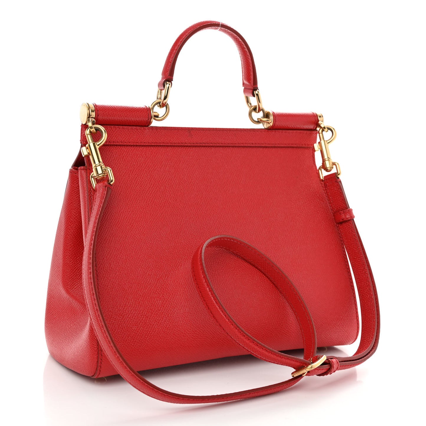 Dauphine Medium Miss Sicily Satchel Dark Red