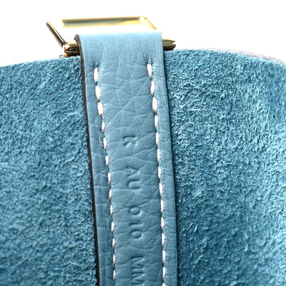 Hermes Taurillon Clemence Picotin Lock 18 PM New Blue Jean 7 of 11