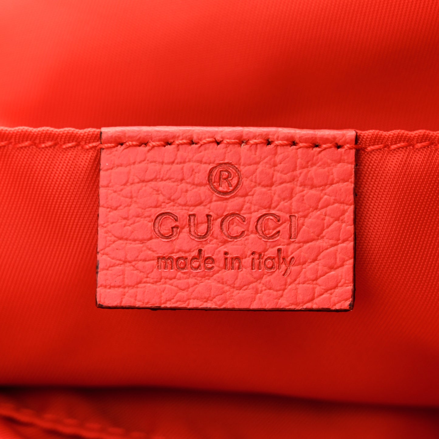 Nylon Monogram Small Single Buckle Backpack Red