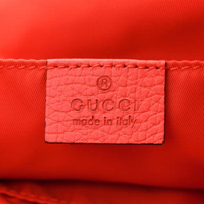 Gucci Nylon Monogram Small Single Buckle Backpack Red 6 of 10