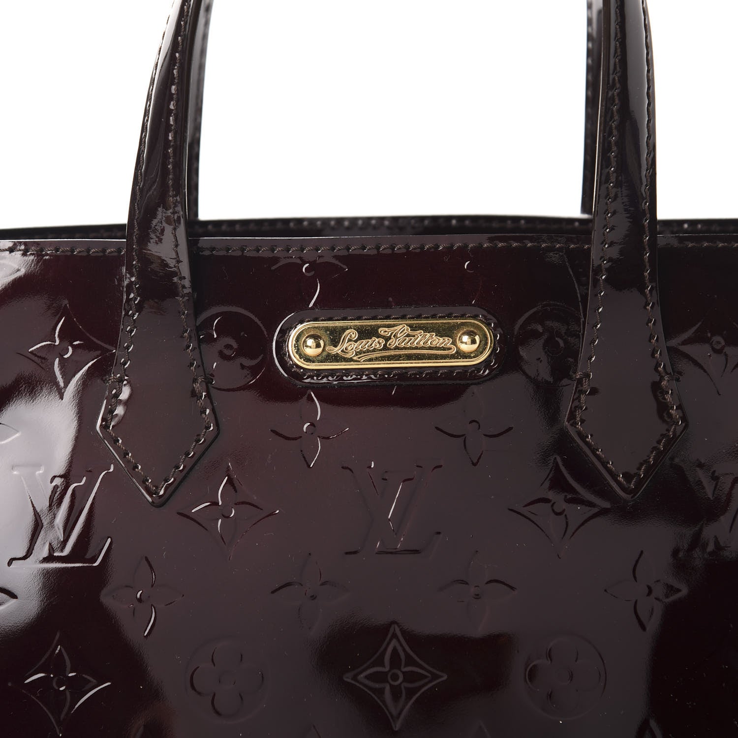 Louis Vuitton Vernis Wilshire PM Amarante 9 of 9