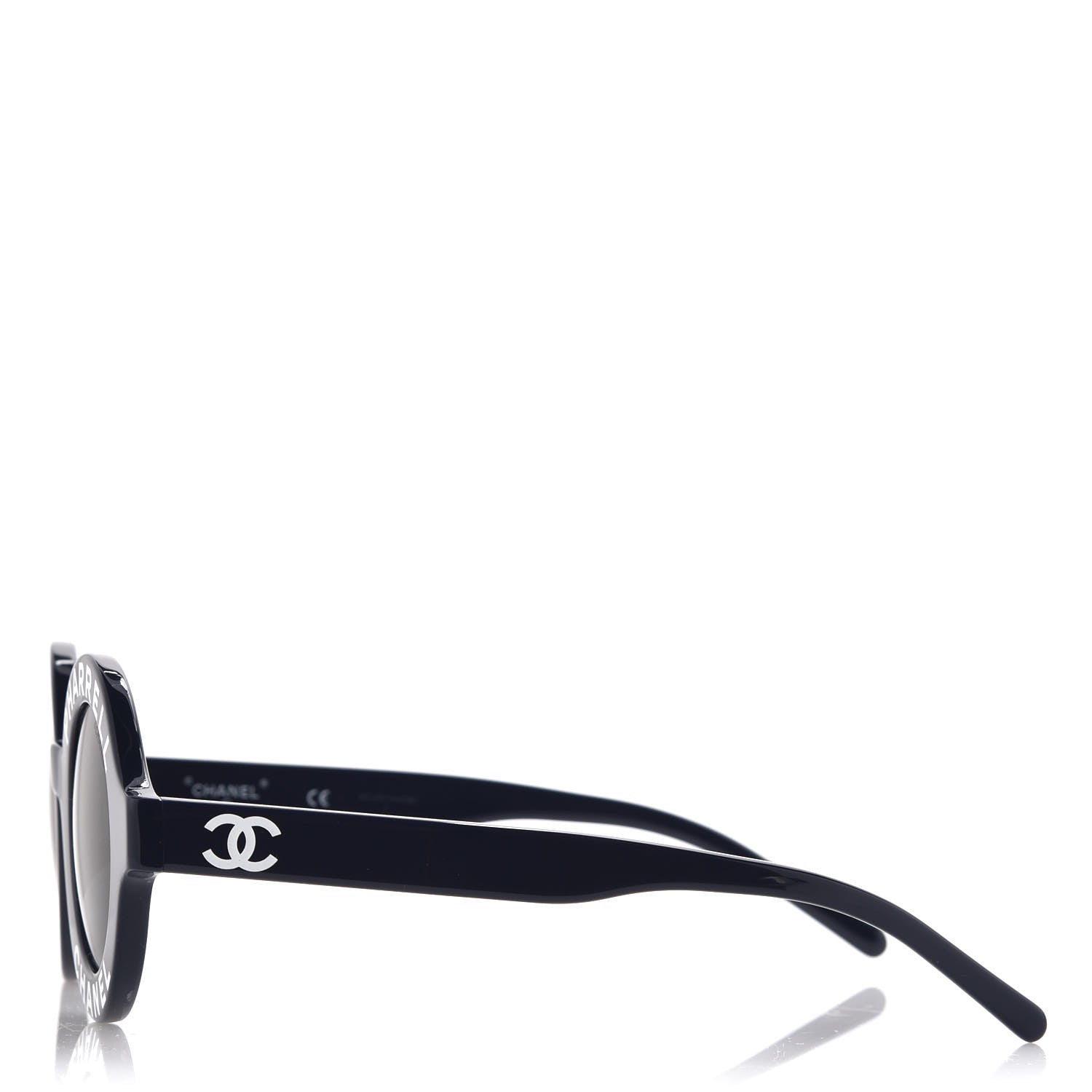 Chanel x Pharrell Williams Round 19mm Sunglasses Indigo Gris 2 of 7