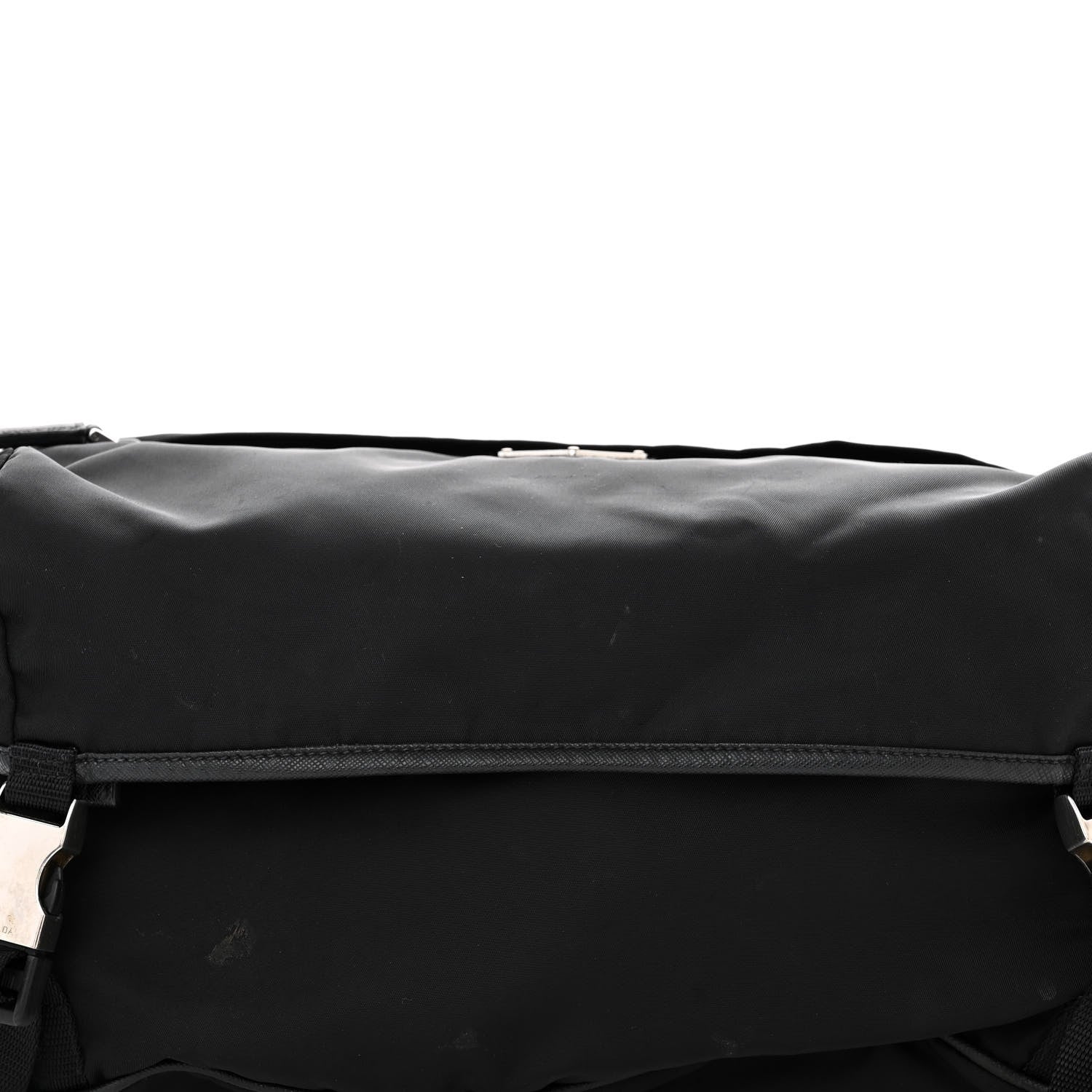 Prada Re-Nylon Saffiano Sling Bag Black 10 of 15