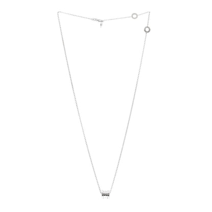 Bulgari 18K White Gold Mini B.Zero1 Pendant Necklace 4 of 5