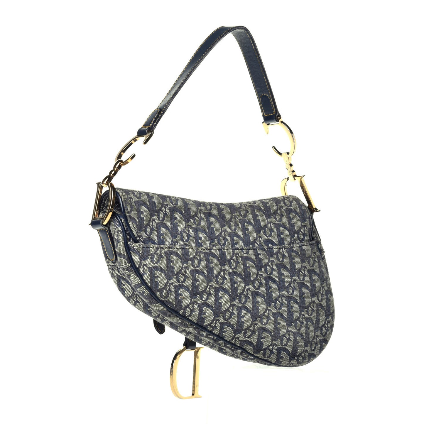 Monogram Saddle Bag Blue