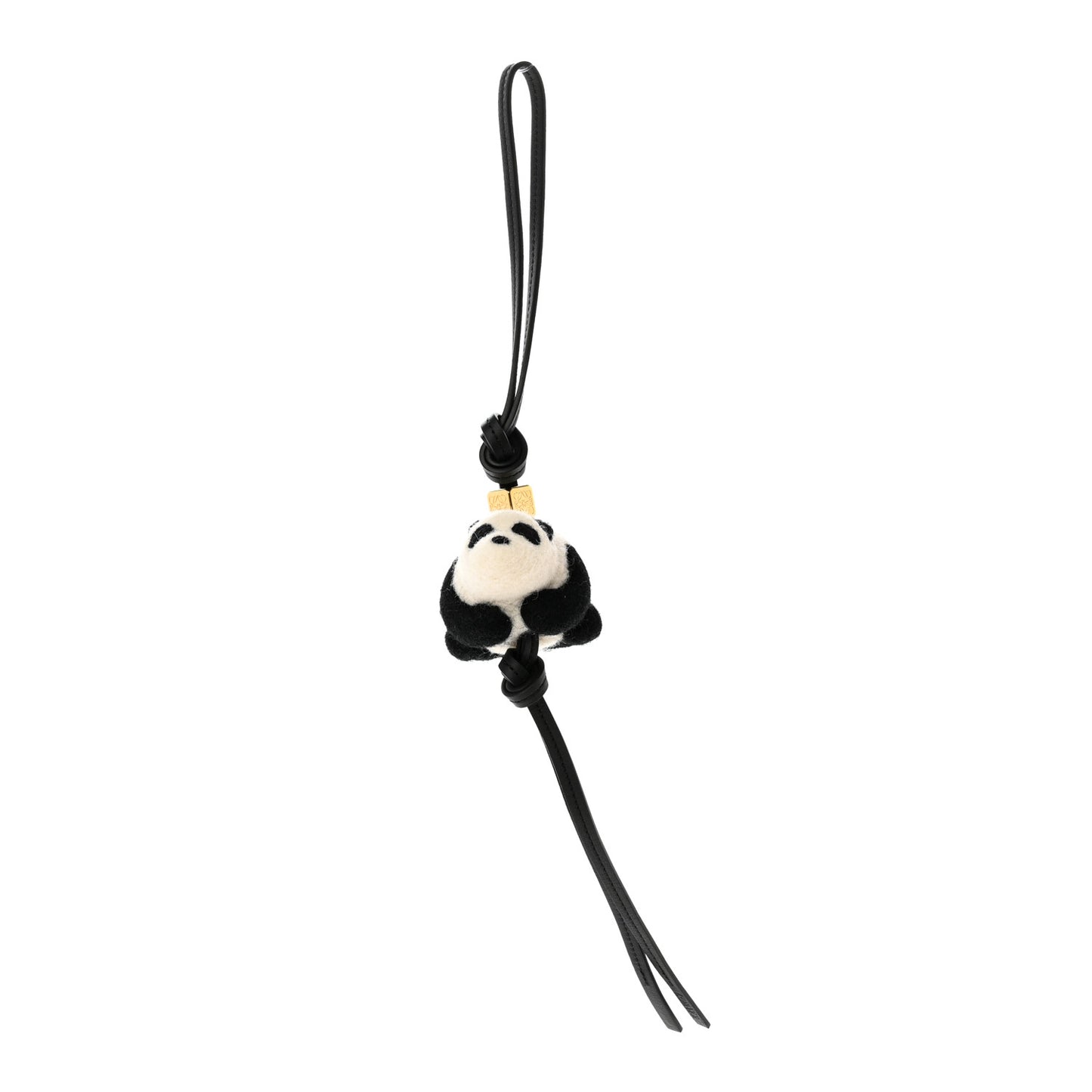 Calfskin Felt Panda Bag Charm