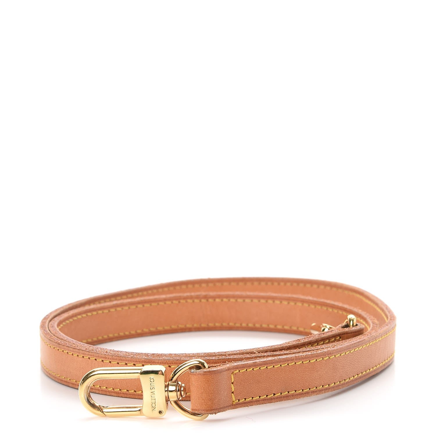 Louis Vuitton Vachetta 12mm Long Shoulder Strap VVN 1 of 9