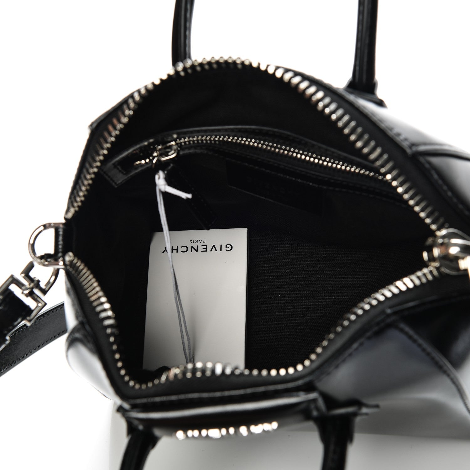 Givenchy Shiny Lord Calfskin Mini Antigona Black 5 of 8