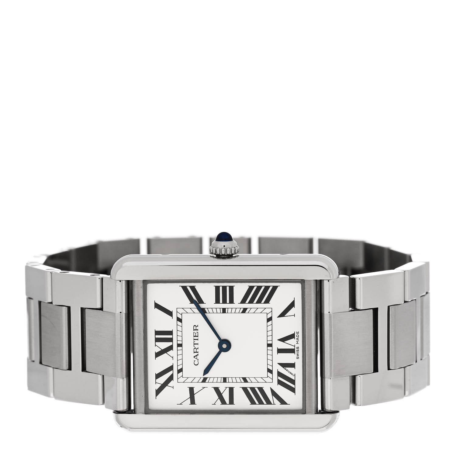 Cartier Stainless Steel 27mm Tank Solo Quartz Watch 2 of 5