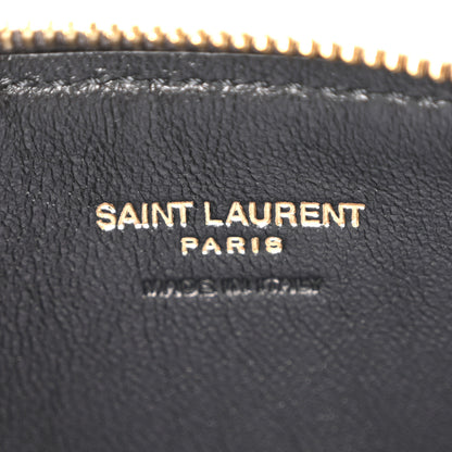 Saint Laurent Suede Small Le 5 A 7 Soft Hobo Urban Grey 7 of 10