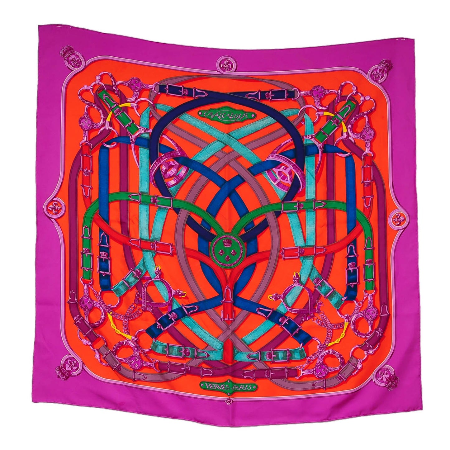 Silk Cavalcadour Scarf 90