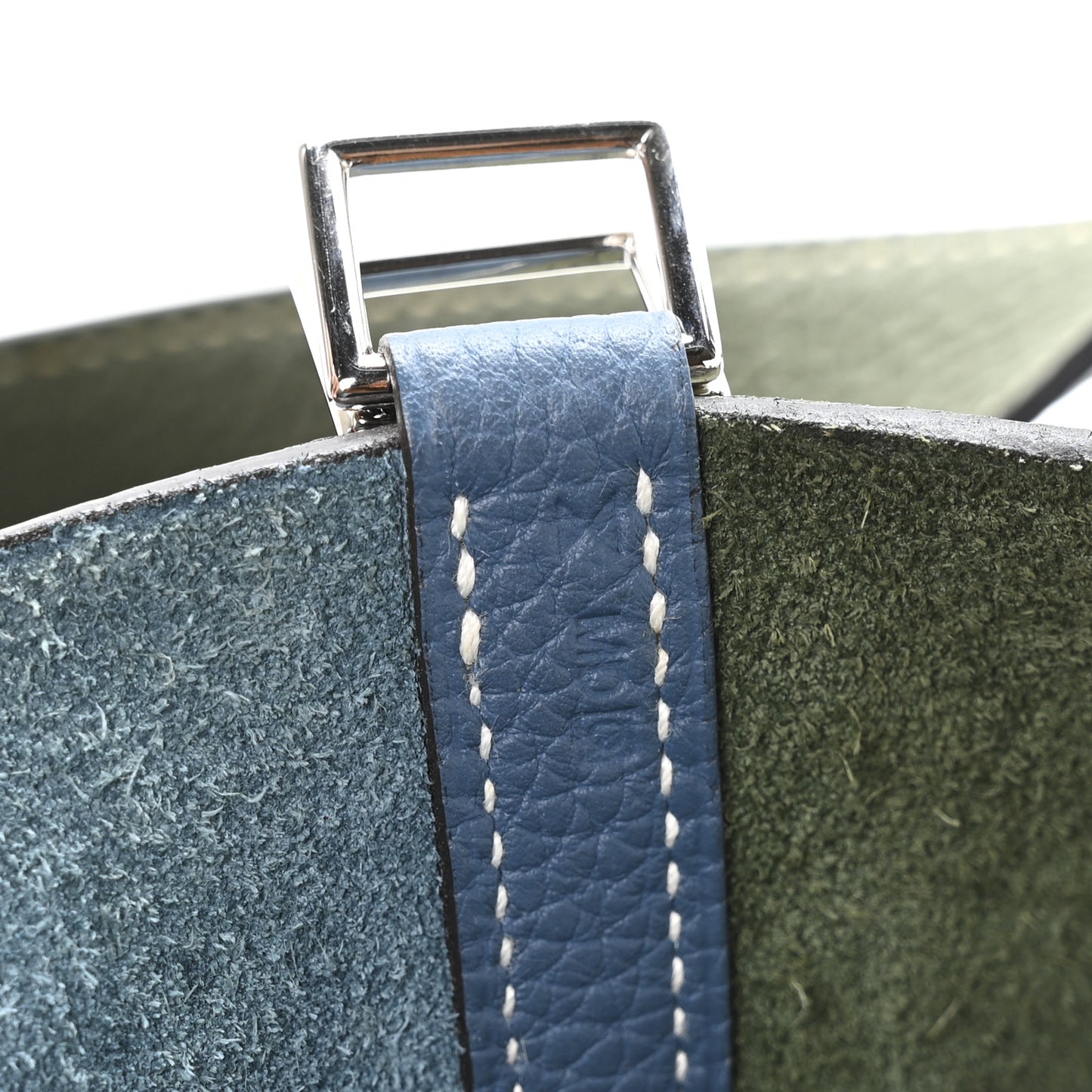 Taurillon Clemence Casaque Picotin Lock 22 MM  Bleu Thalassa Canopee