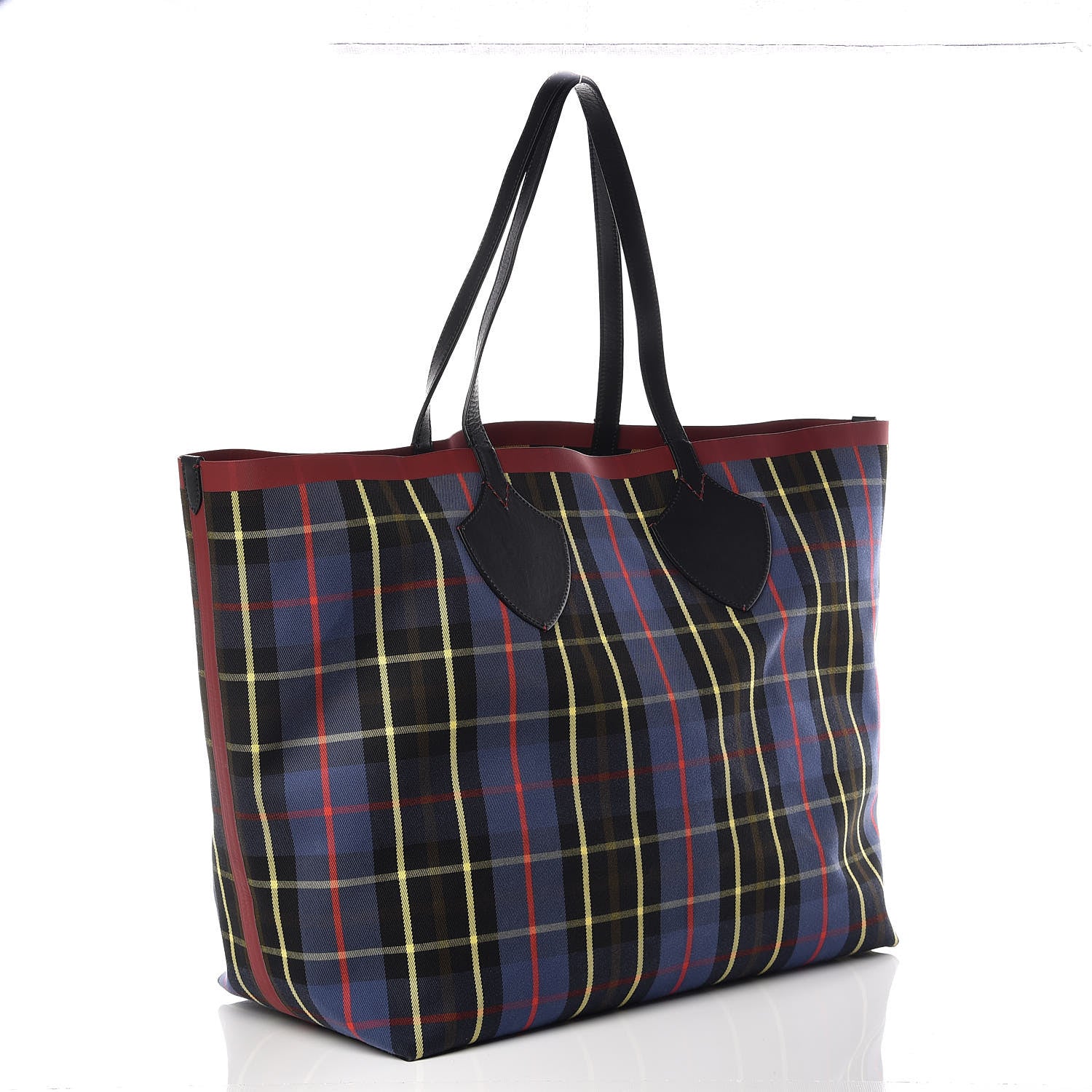 Burberry Vintage Check Extra Large The Giant Reversible Tote Blue 3 of 20
