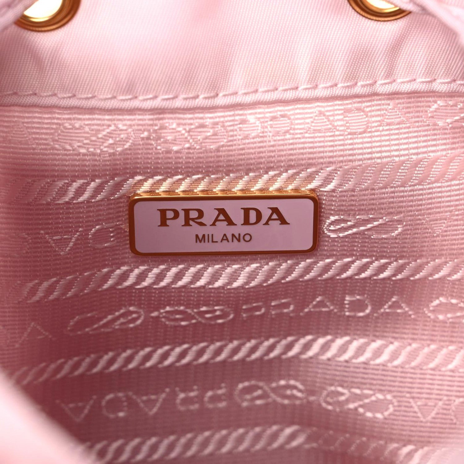 Prada Re-Nylon Saffiano Duet Bucket Crossbody Bag Alabastro 6 of 12