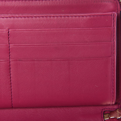 Gucci Patent Soho Zip Around Wallet Bright Bougainvillea 10 of 11