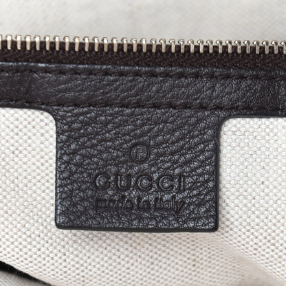 Gucci Guccissima Medium Bree Shoulder Bag Chocolate 6 of 9
