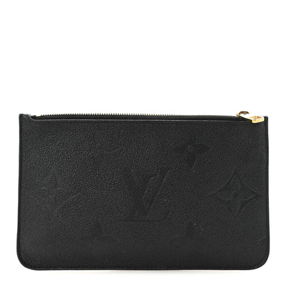 Louis Vuitton Empreinte Monogram Giant Neverfull MM Pochette Black 1 of 5
