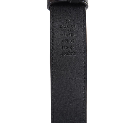 Gucci Moon Calfskin Double G 30mm Belt 110 44 Black 7 of 7