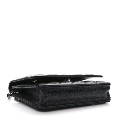 Chanel Caviar Quilted Wallet on Chain WOC Black 4 of 10