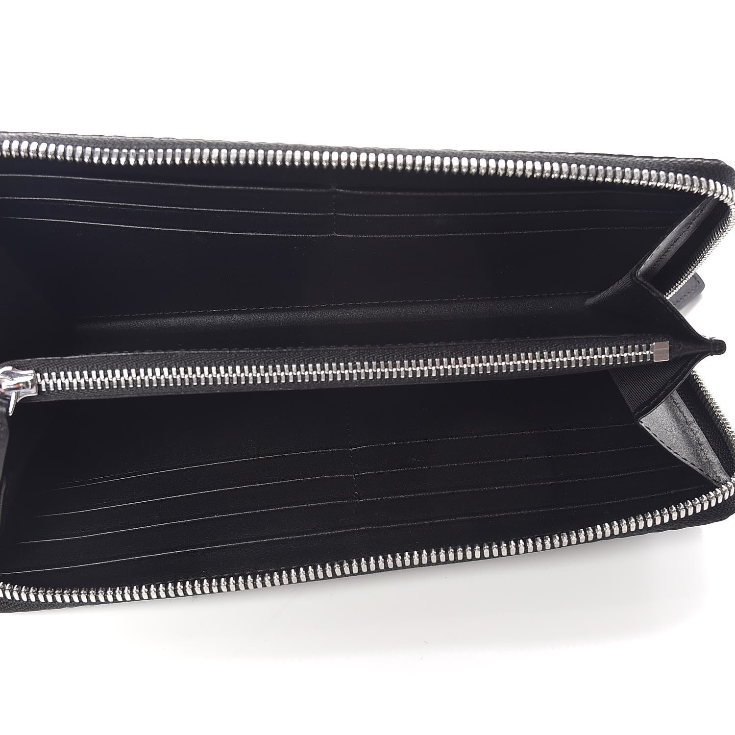 MCM Visetos Large Zip Around Wallet Black 5 of 7