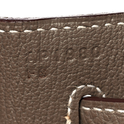 Hermes Togo Kelly Retourne 32 Etoupe 29 of 38