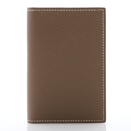 Hermes Epsom MC2 Euclide Card Holder Case Etoupe 3 of 7