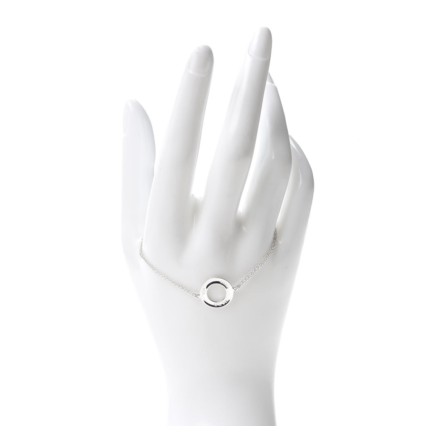 Sterling Silver 1837 Circle Chain Bracelet
