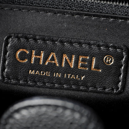 Chanel Caviar Quilted Petit Shopping Tote PST Black 6 of 7