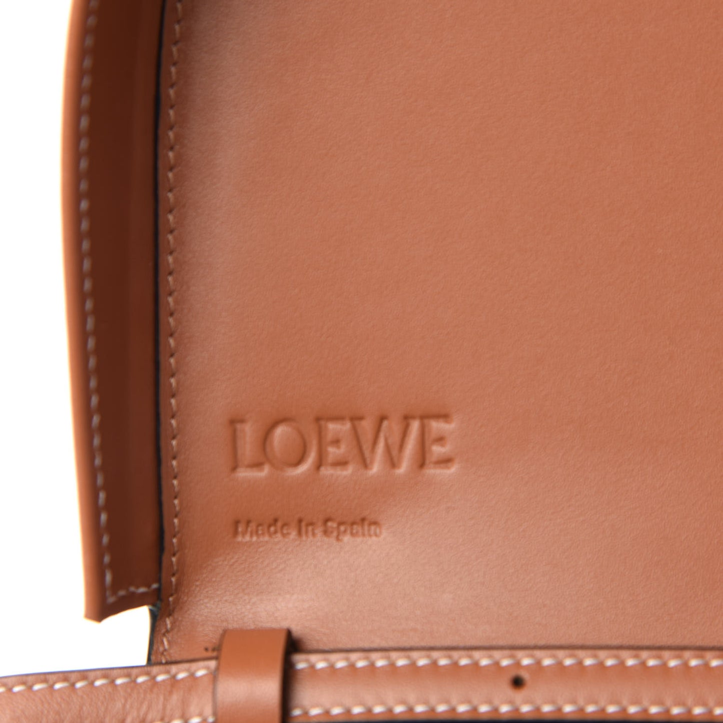 Soft Calfskin Small Heel Bag Tan