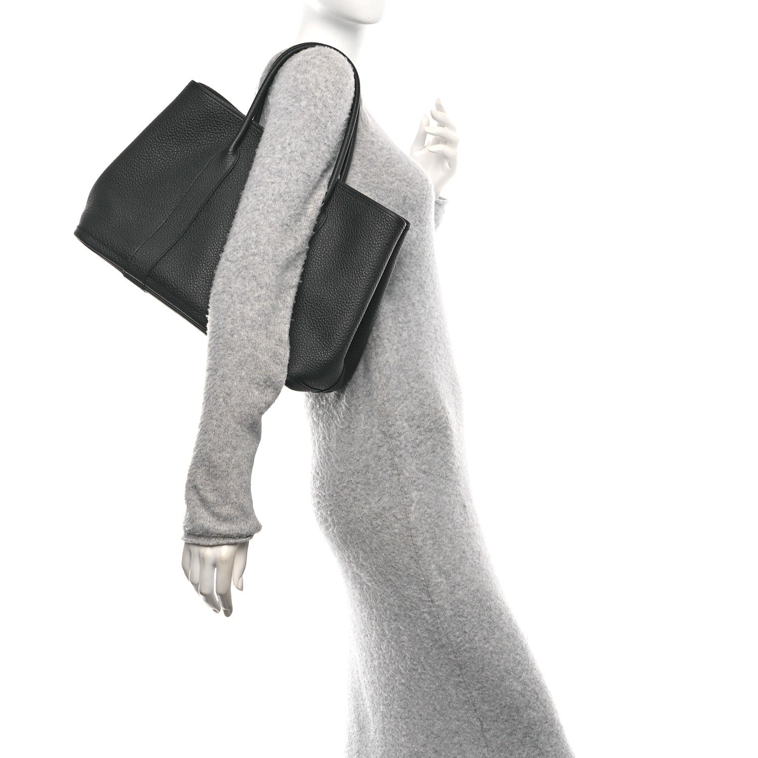 Hermes Negonda Garden Party Steeple Cadridge Tote 36 MM Black 2 of 9
