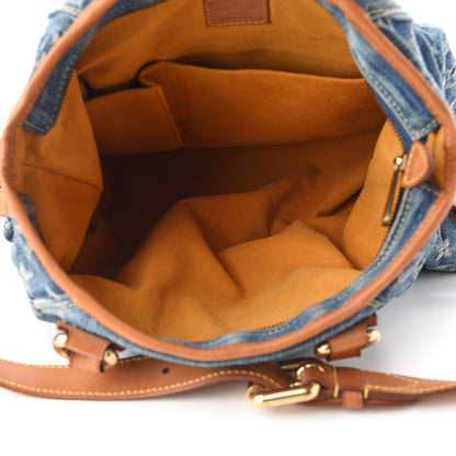 Louis Vuitton Denim Neo Cabby MM Blue 5 of 9
