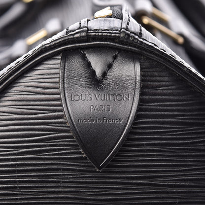 Louis Vuitton Epi Speedy 35 Black 6 of 9
