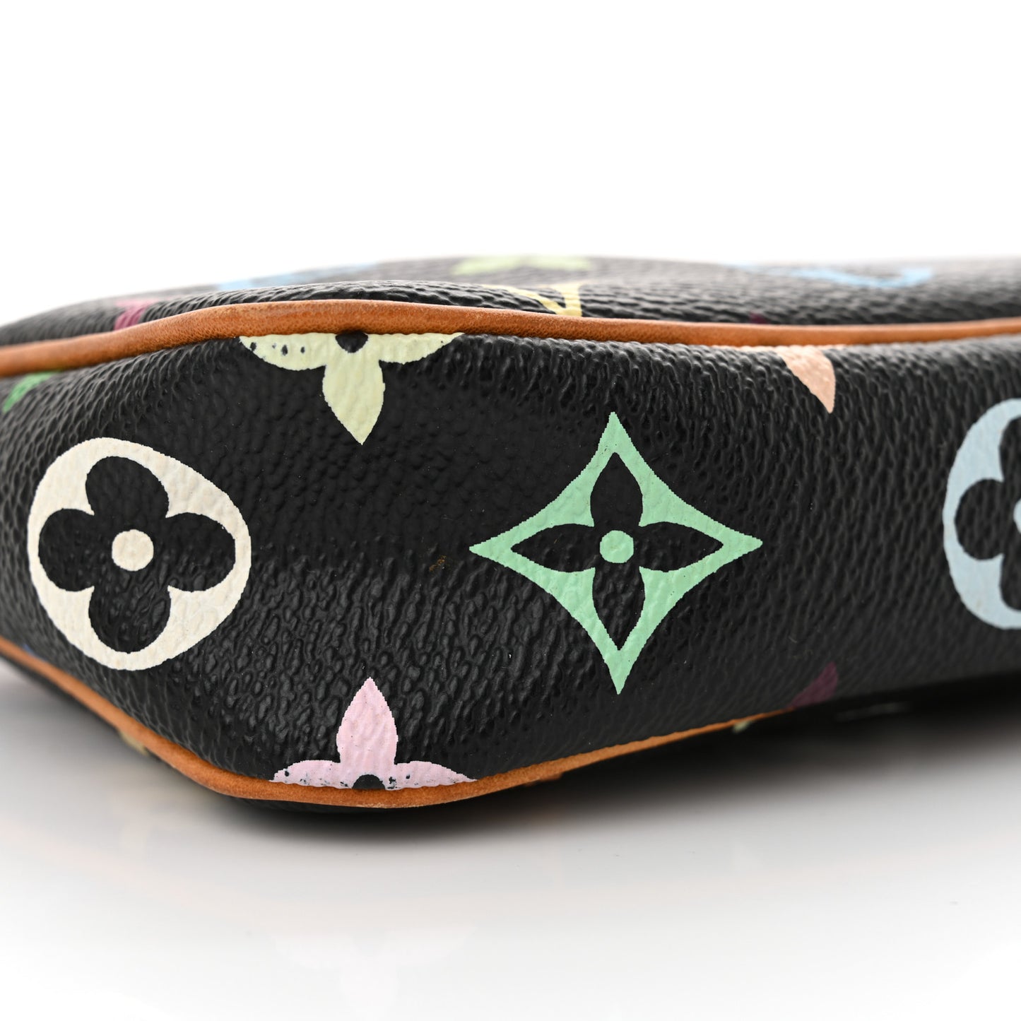 Monogram Multicolor Pochette Accessories Black