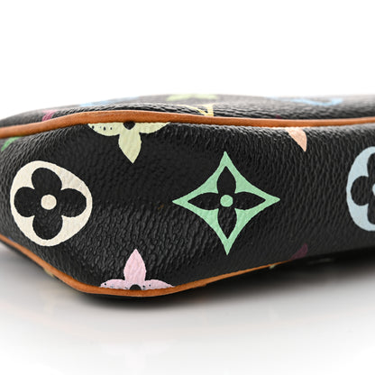 Louis Vuitton Monogram Multicolor Pochette Accessories Black 11 of 12