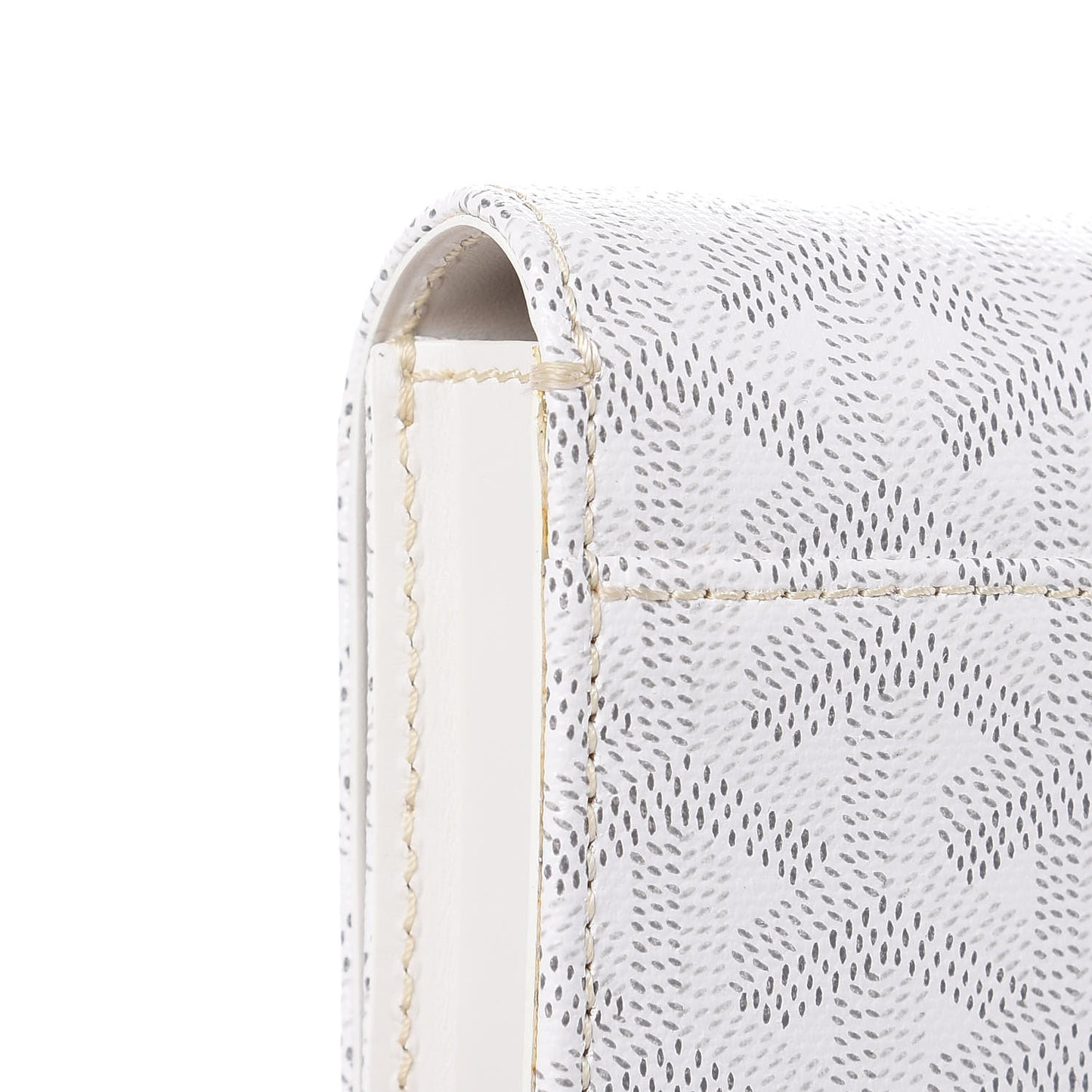 Goyardine Monte Carlo Bois Clutch White