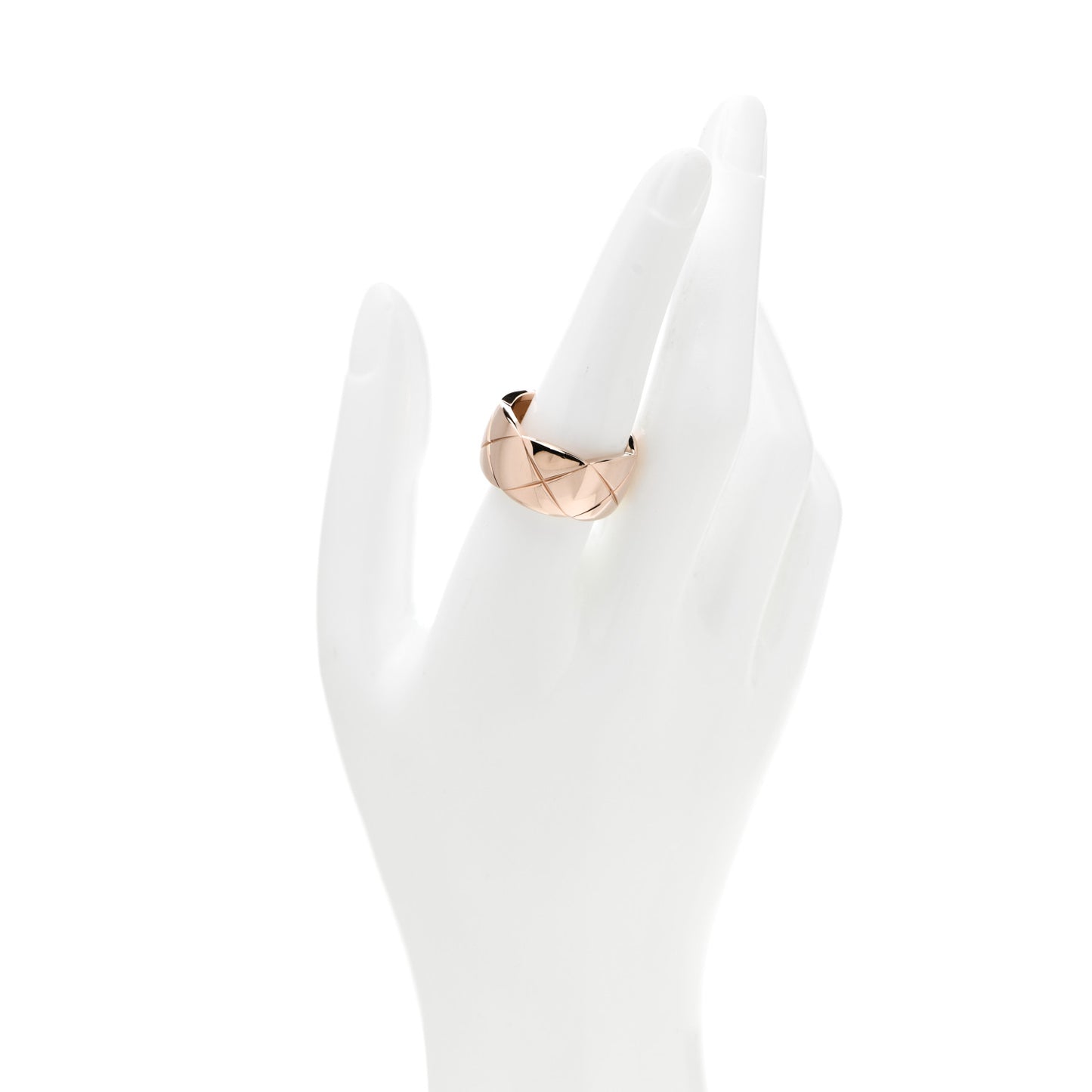 18K Beige Gold Large Coco Crush Ring 59 8.75