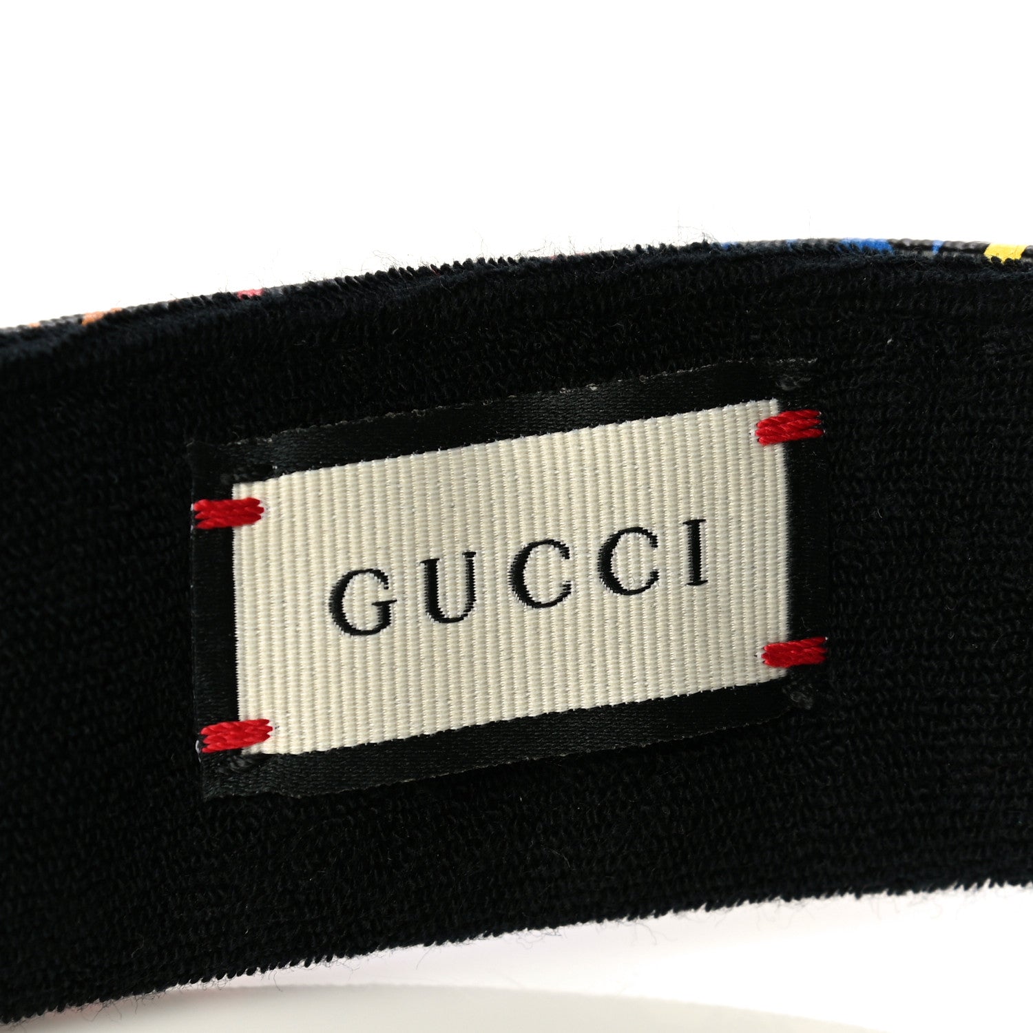 Gucci GG Supreme Monogram Psychedelic Izzy Visor XL Black Multicolor 8 of 8