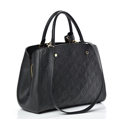 Louis Vuitton Empreinte Montaigne MM Black 1 of 13