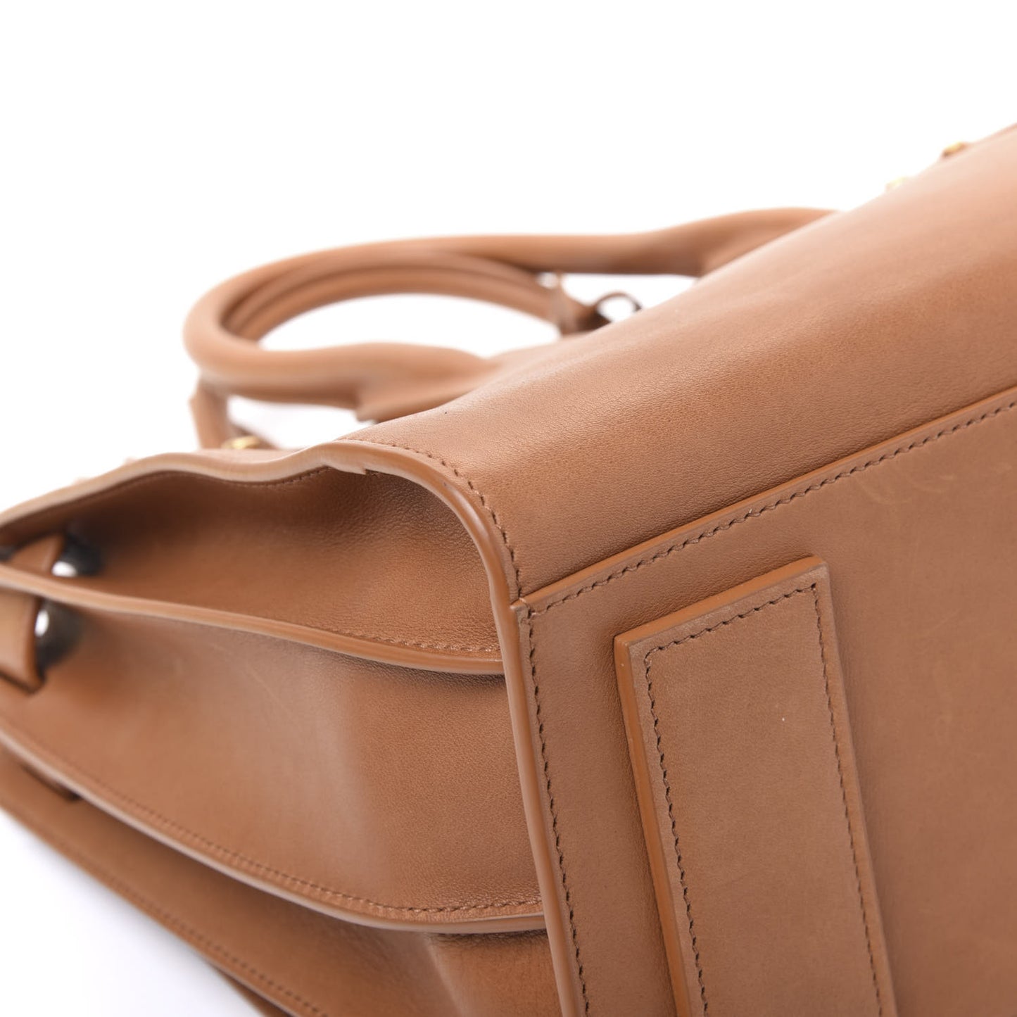 Smooth Calfskin Small Supple Sac De Jour Tan