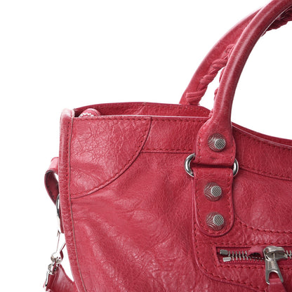 Balenciaga Agneau Giant 12 Silver Hardware City Rose Thulian 9 of 15