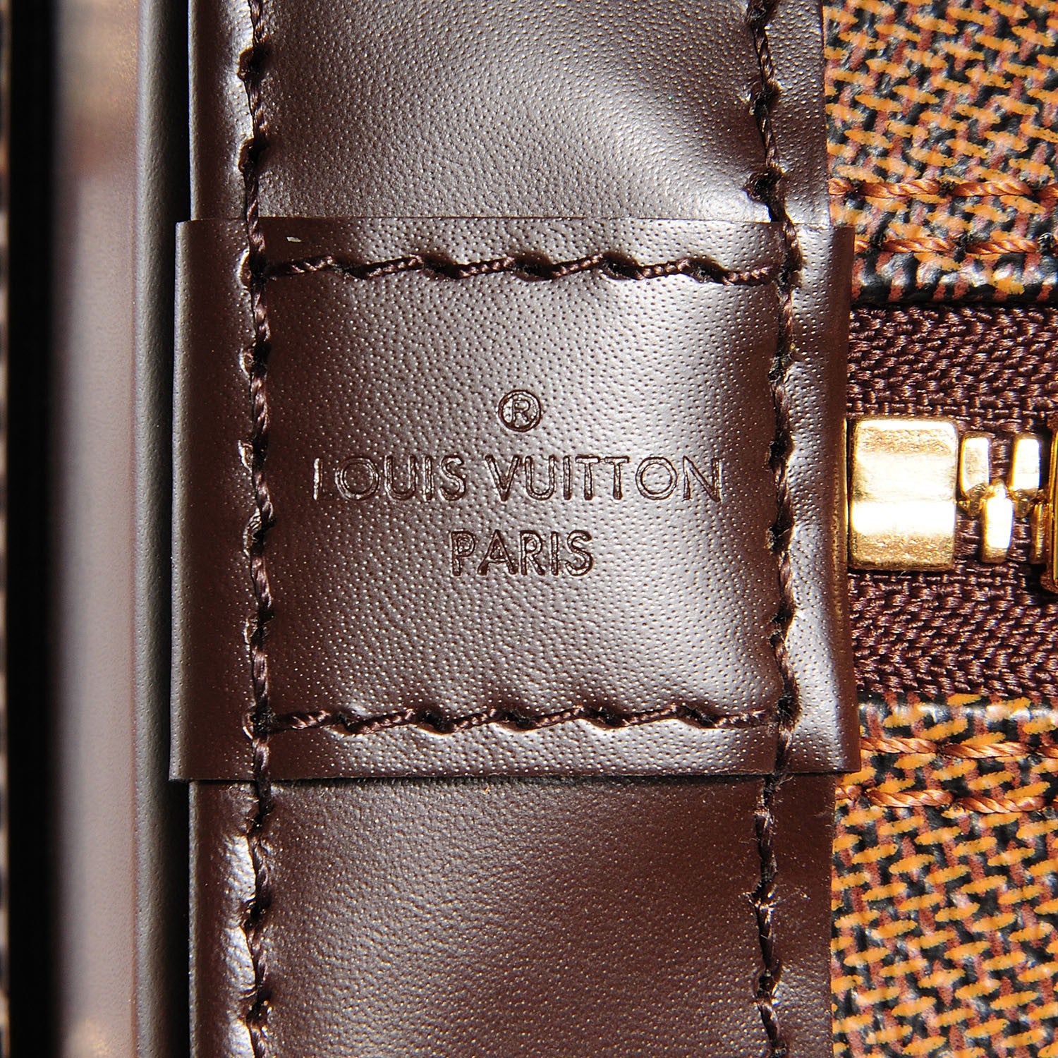 Louis Vuitton Damier Ebene Alma BB 8 of 9