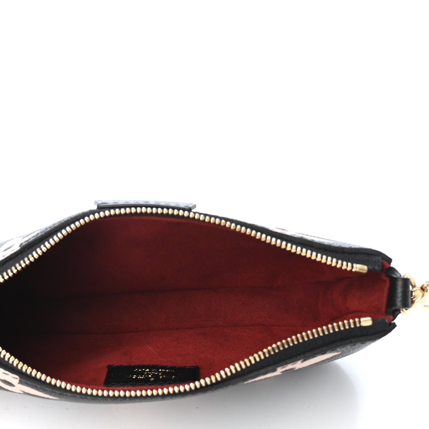 Louis Vuitton Empreinte Monogram Giant Multi Pochette Accessories Mini Pochette Black Beige 4 of 4