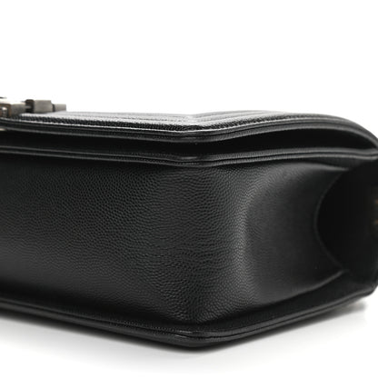 Chanel Caviar Quilted Medium Boy Flap Black 11 of 12