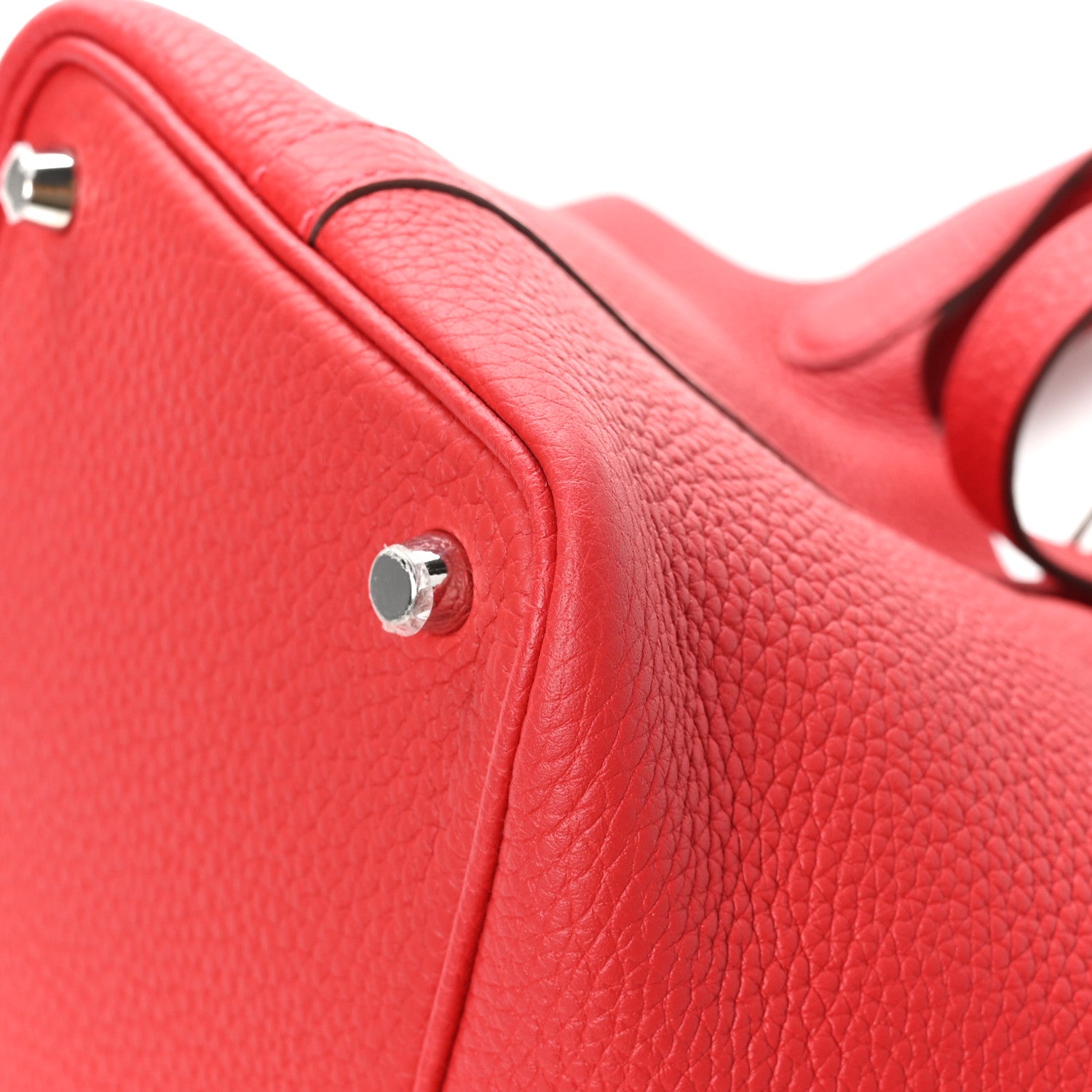Hermes Taurillon Clemence Picotin Lock 18 Vermillon 10 of 12