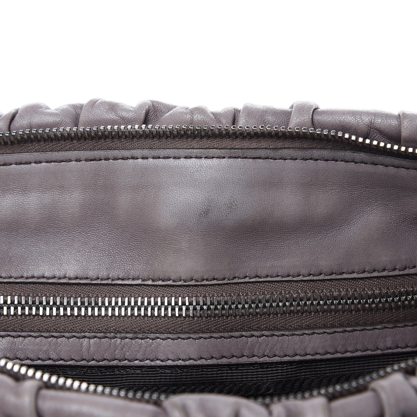 Nappa Gaufre Shopping Satchel Bambu