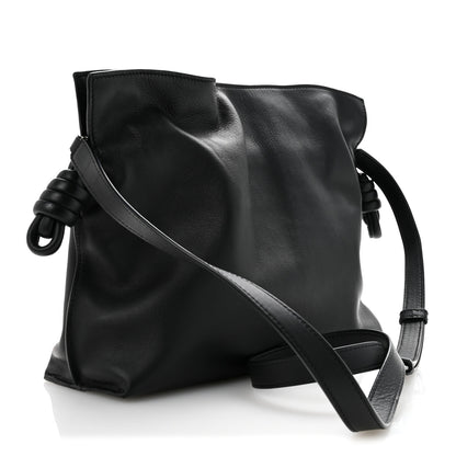 Loewe Nappa Medium Flamenco Knot Bag Black 3 of 10