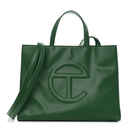 Telfar Vegan Leather Medium Shopping Bag Greenscreen 1 of 10