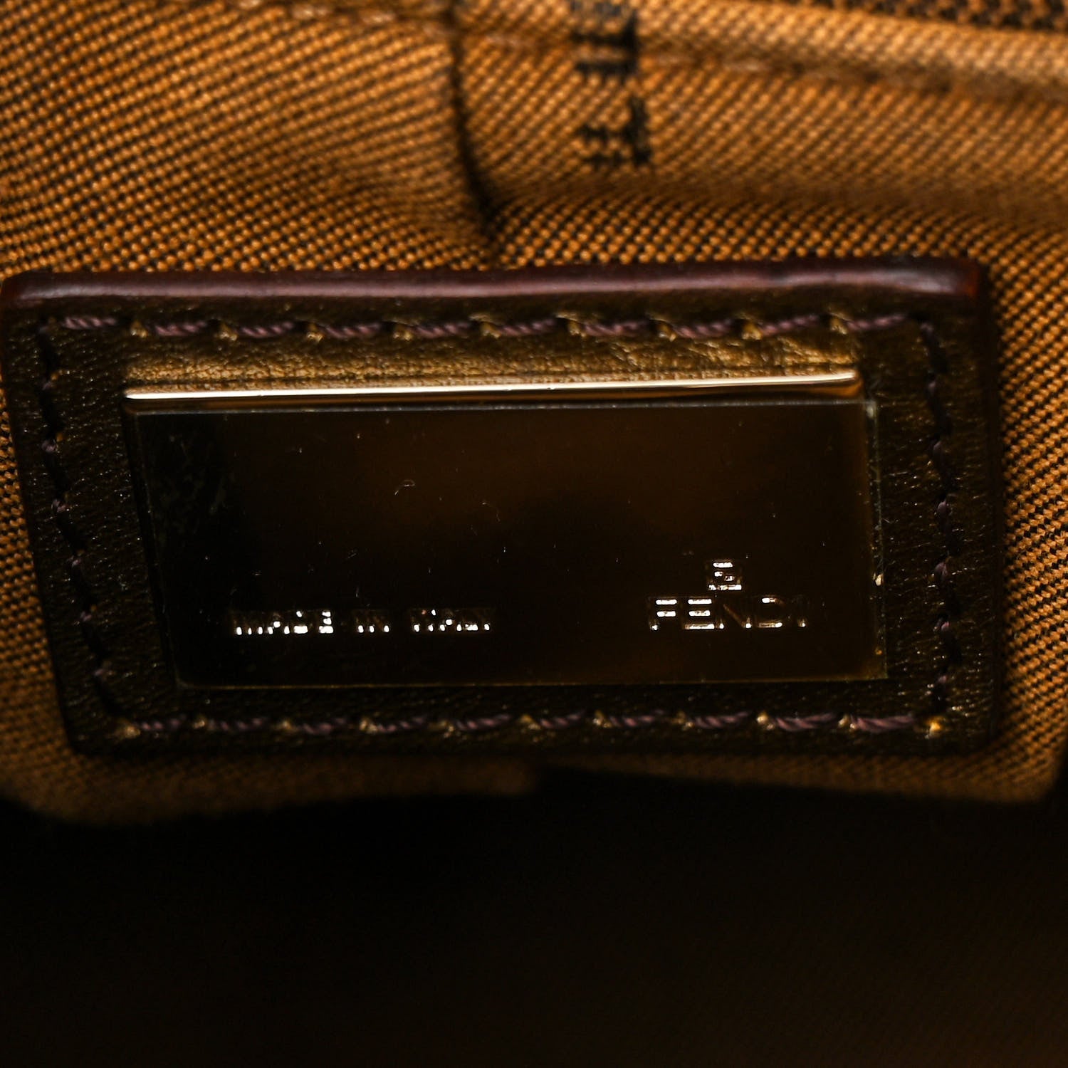 Fendi Zucca Mini Chef Hobo Tobacco 6 of 10